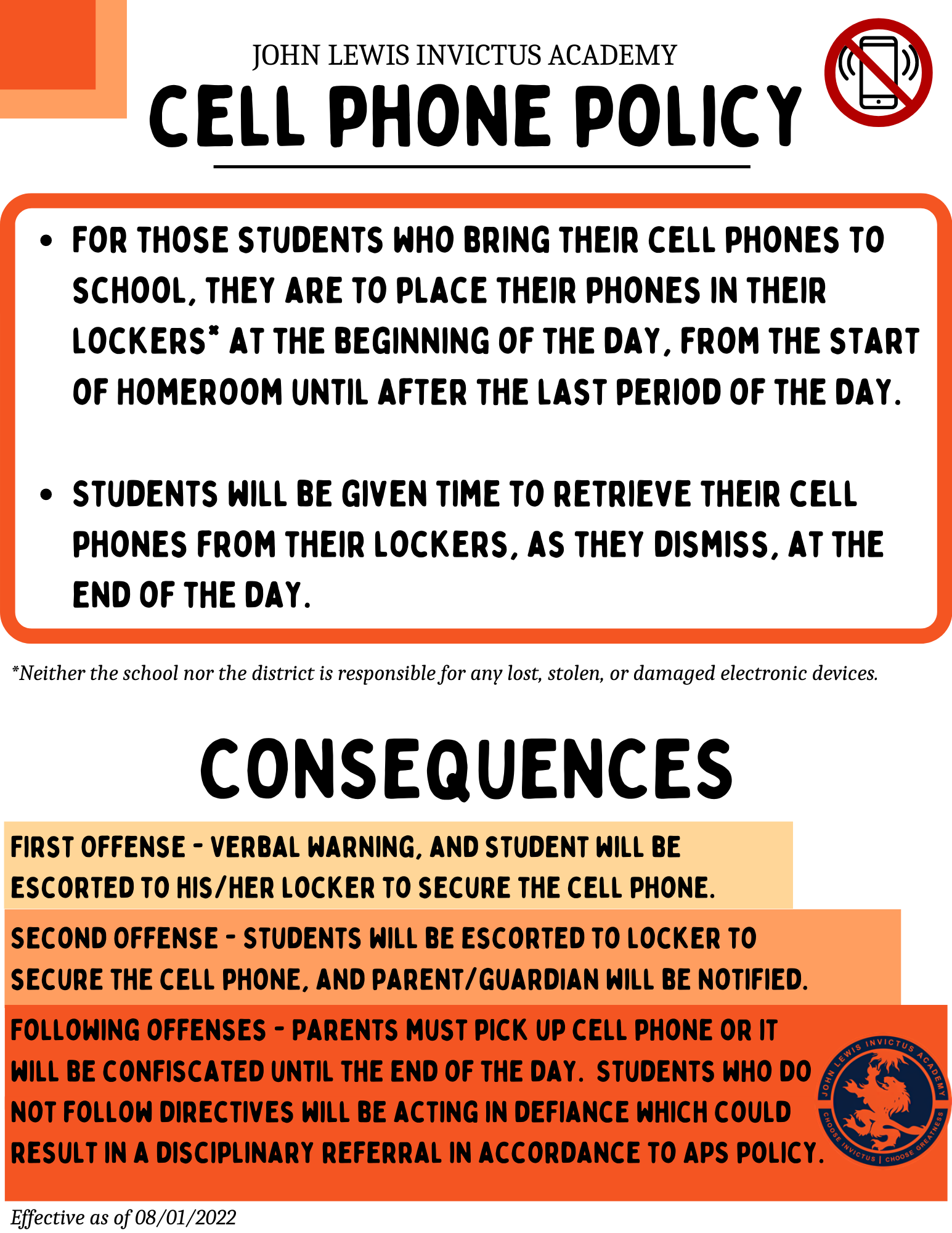 Cell Phone Policy
